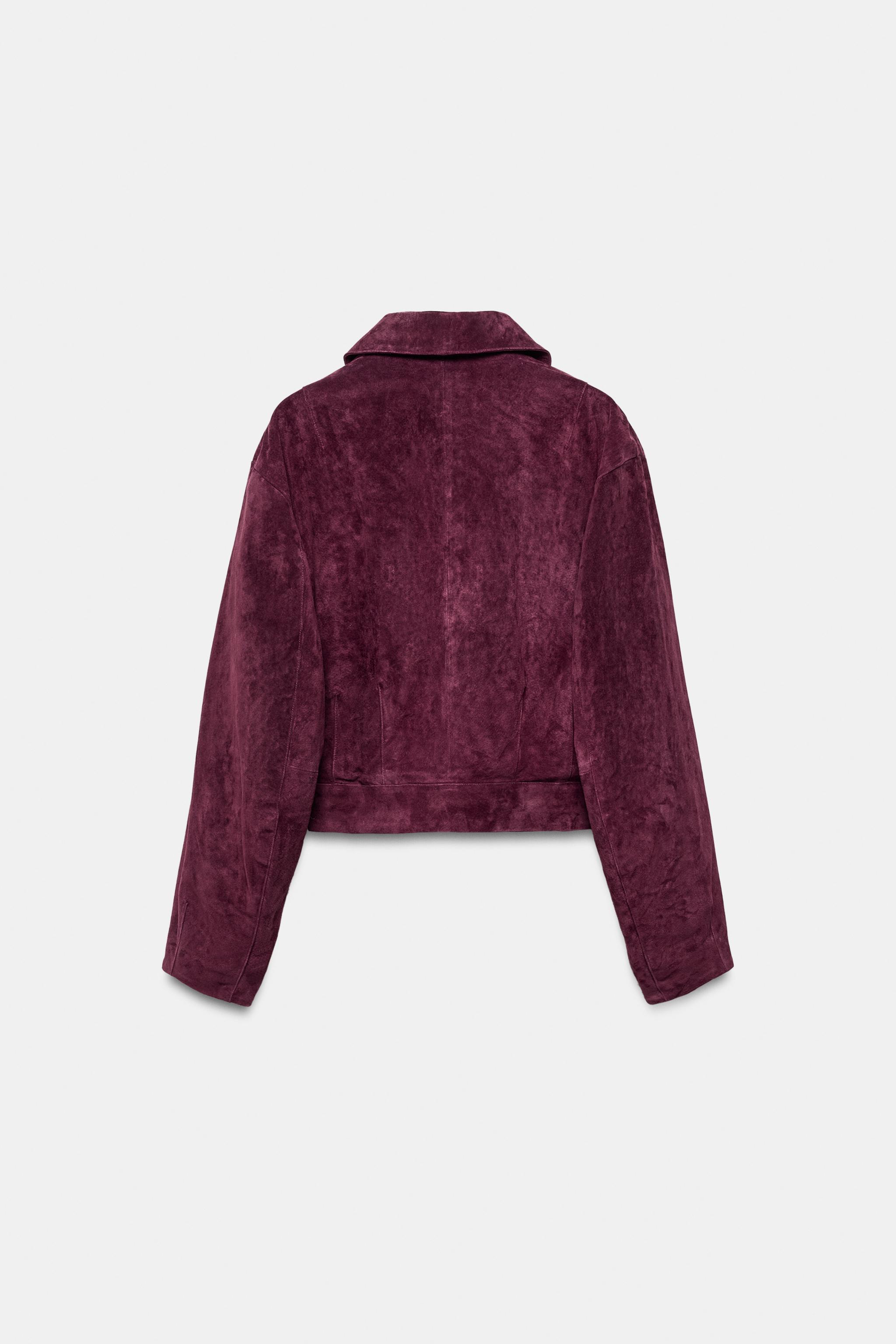 100% SUEDE LEATHER JACKET